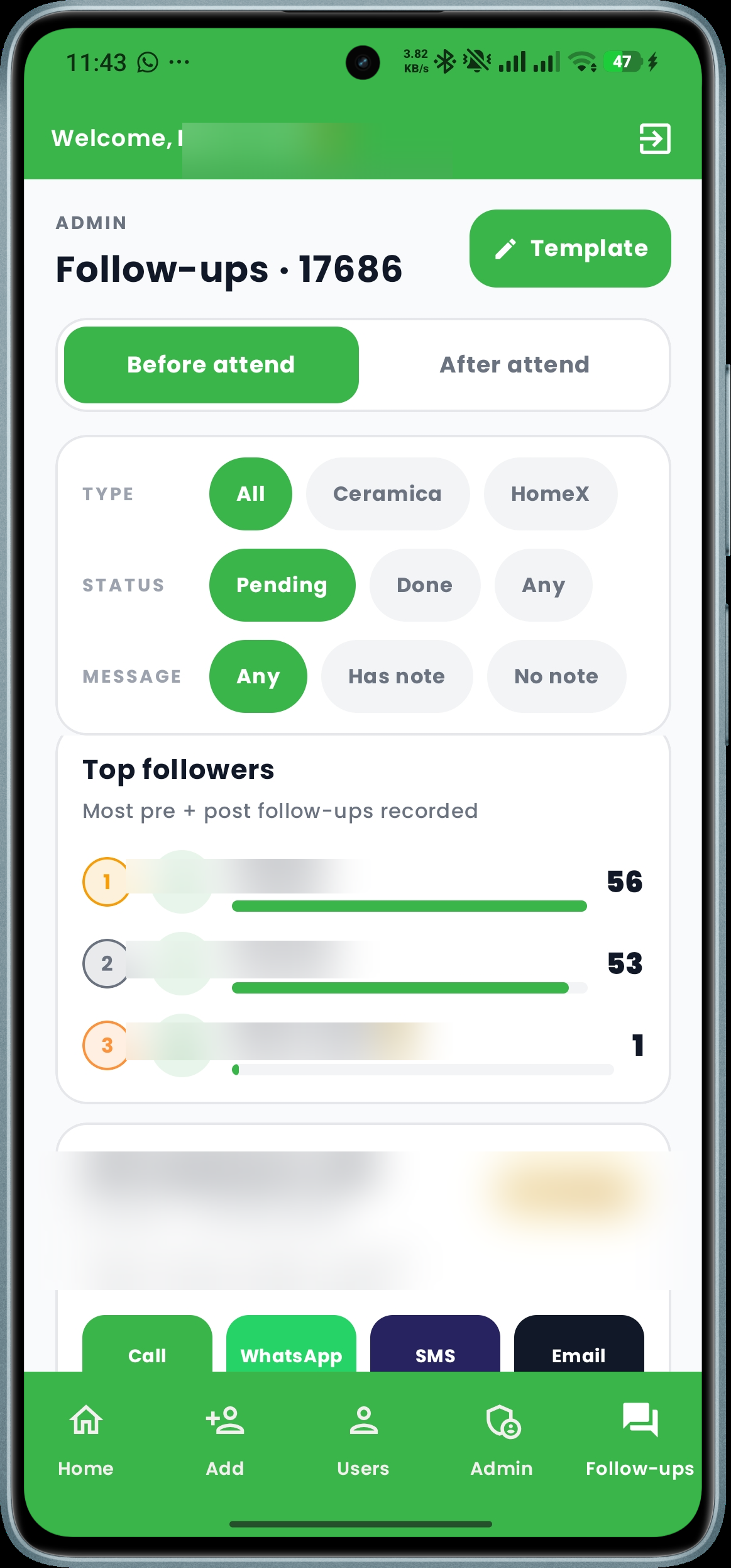Follow-ups
