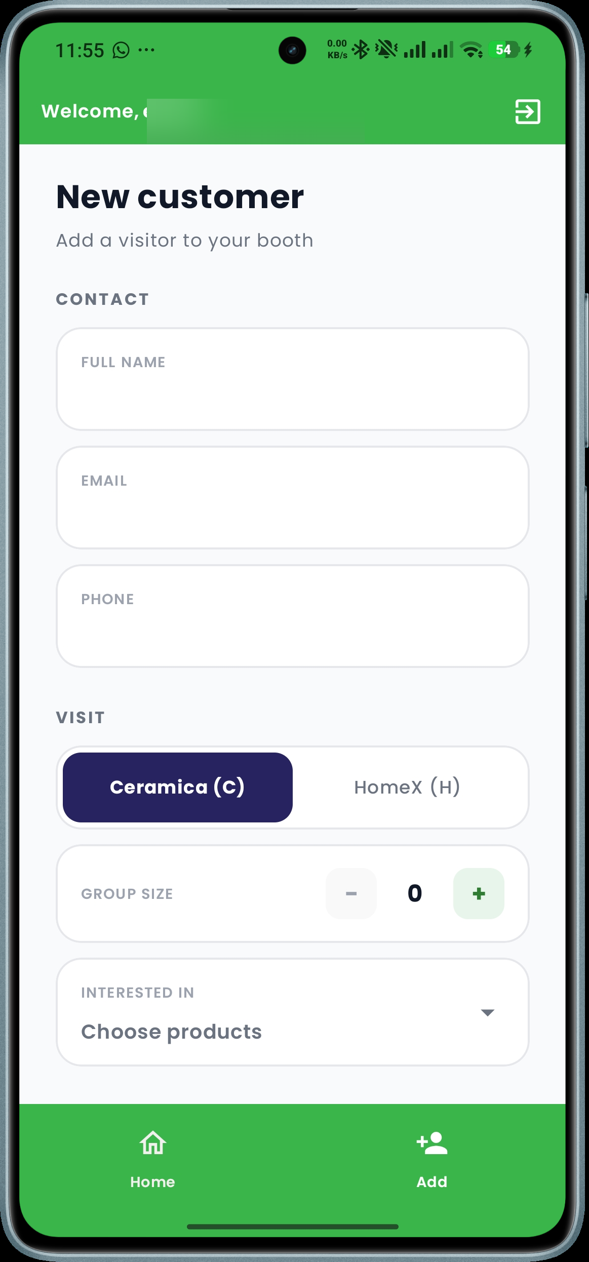 Add Customer
